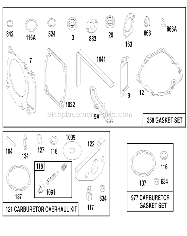 Page U Diagram and Parts List for 20466 6900001-6999999 - 1996 Toro Lawn Mower
