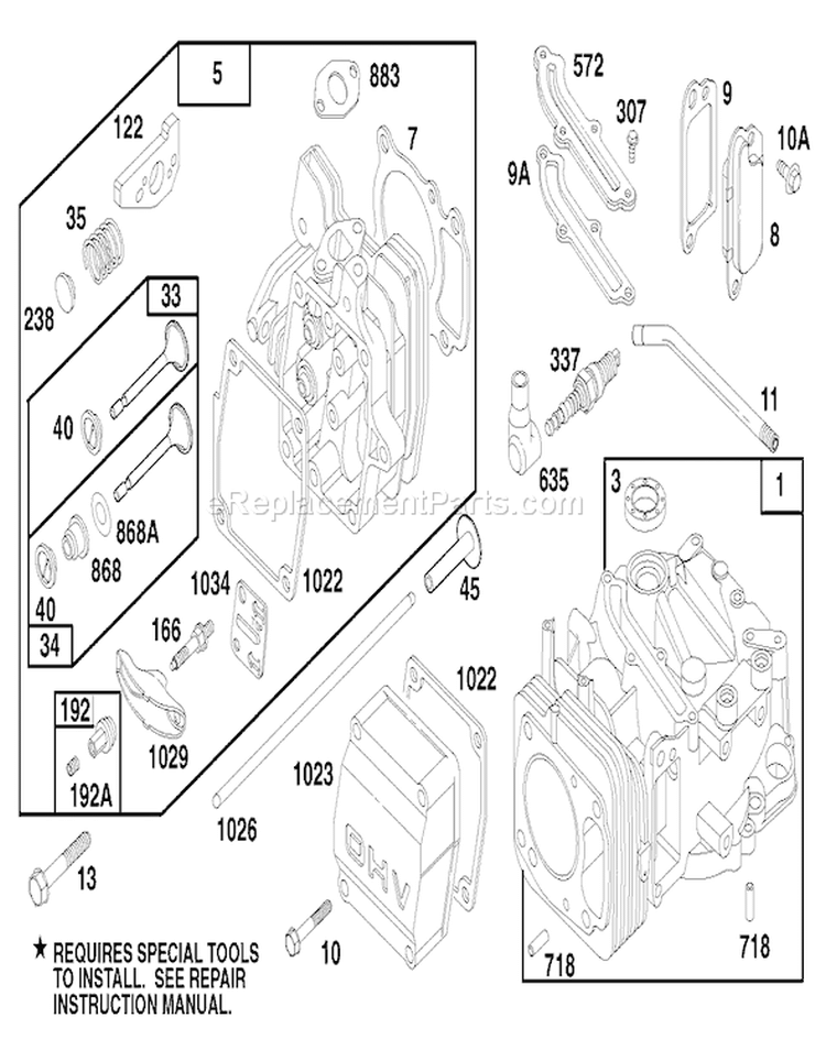 Page C Diagram and Parts List for 20466 6900001-6999999 - 1996 Toro Lawn Mower