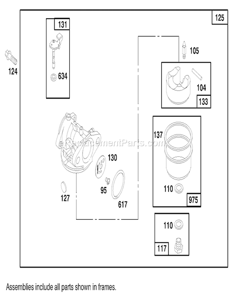 Page D Diagram and Parts List for 20469 7900001-7999999 - 1997 Toro Lawn Mower