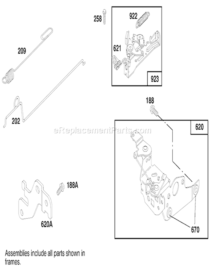Page E Diagram and Parts List for 20469 7900001-7999999 - 1997 Toro Lawn Mower