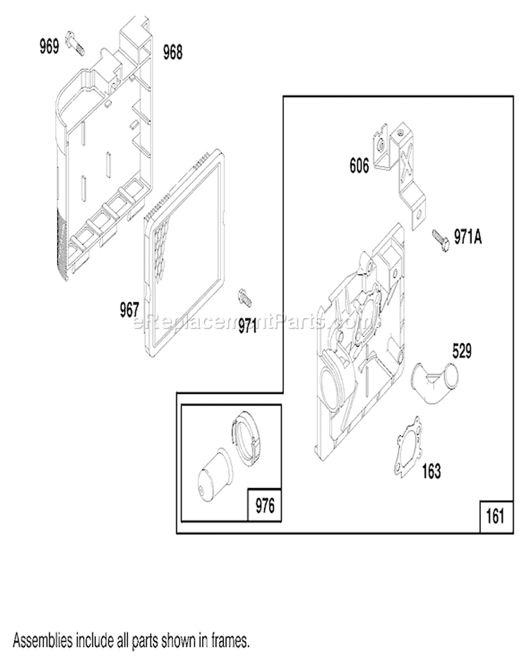 Page G Diagram and Parts List for 20470 7900001-7999999 - 1997 Toro Lawn Mower