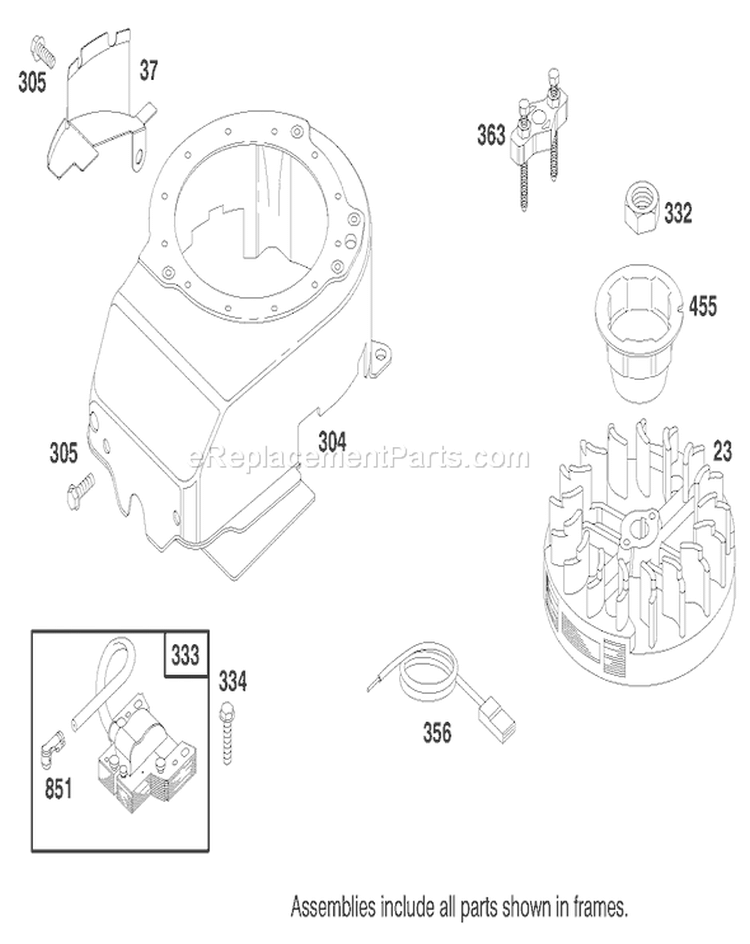 Page H Diagram and Parts List for 20470 7900001-7999999 - 1997 Toro Lawn Mower