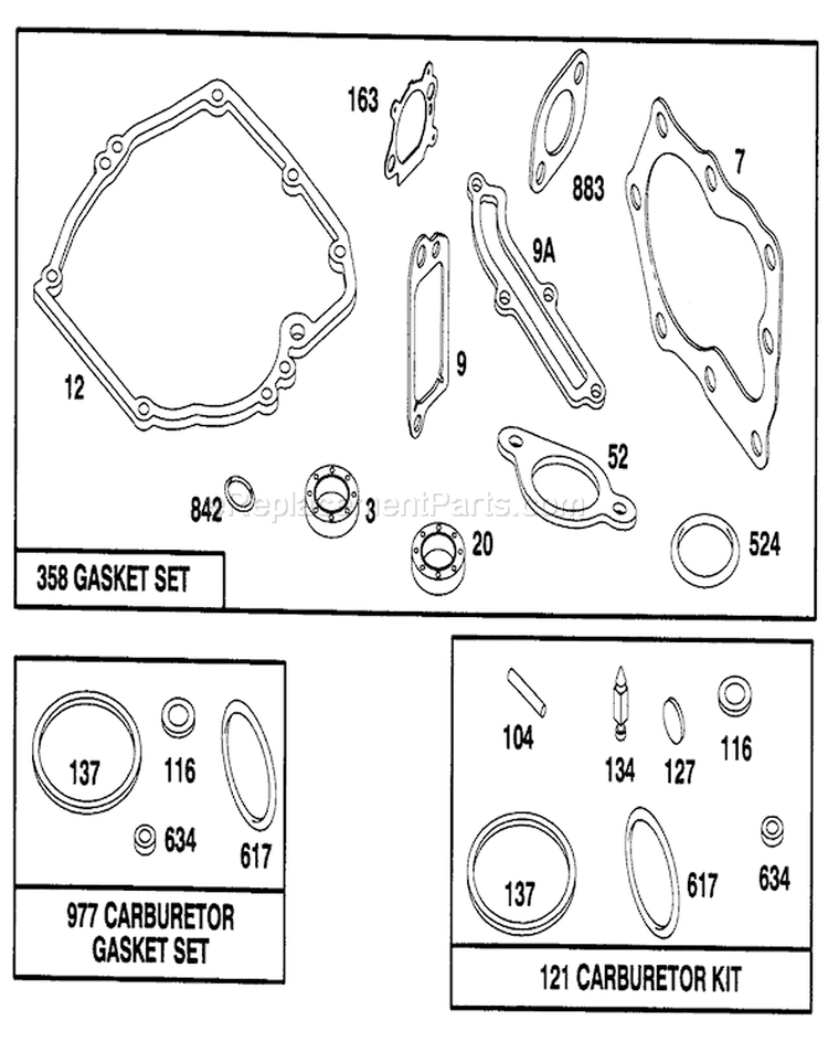 Page K Diagram and Parts List for 20472 6900001-6999999 - 1996 Toro Lawn Mower