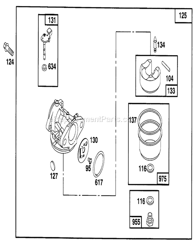 Page N Diagram and Parts List for 20472 6900001-6999999 - 1996 Toro Lawn Mower