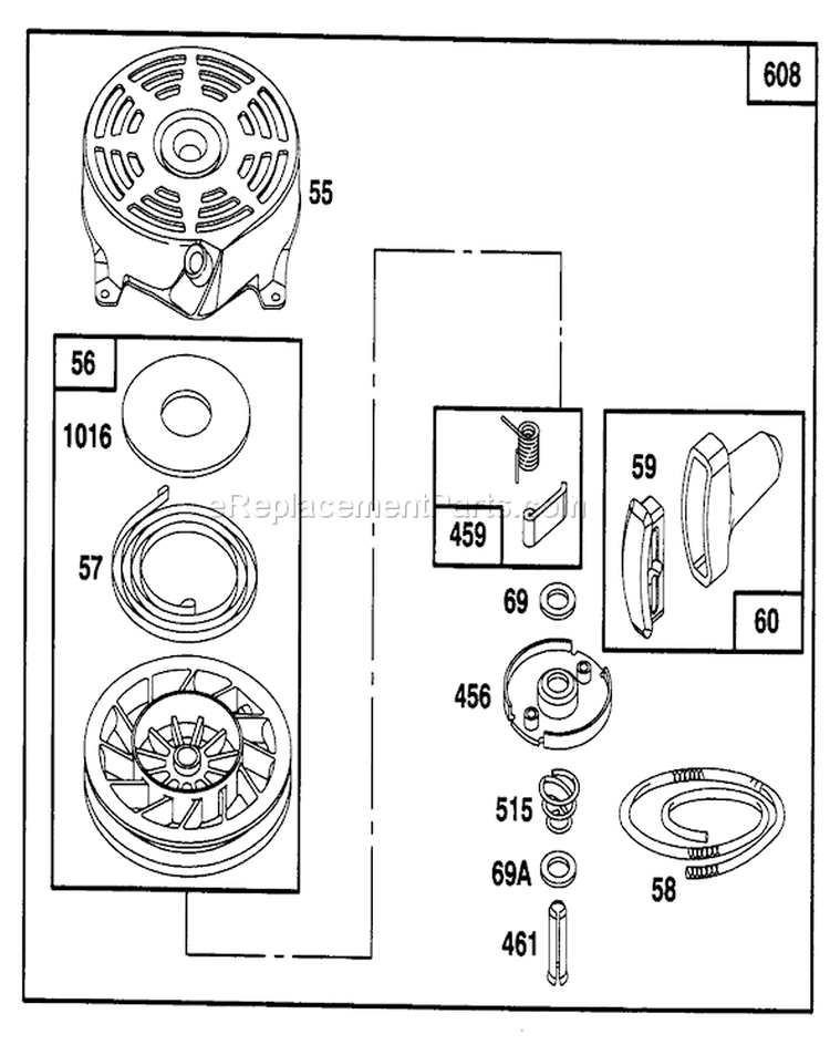 Page Q Diagram and Parts List for 20472 6900001-6999999 - 1996 Toro Lawn Mower