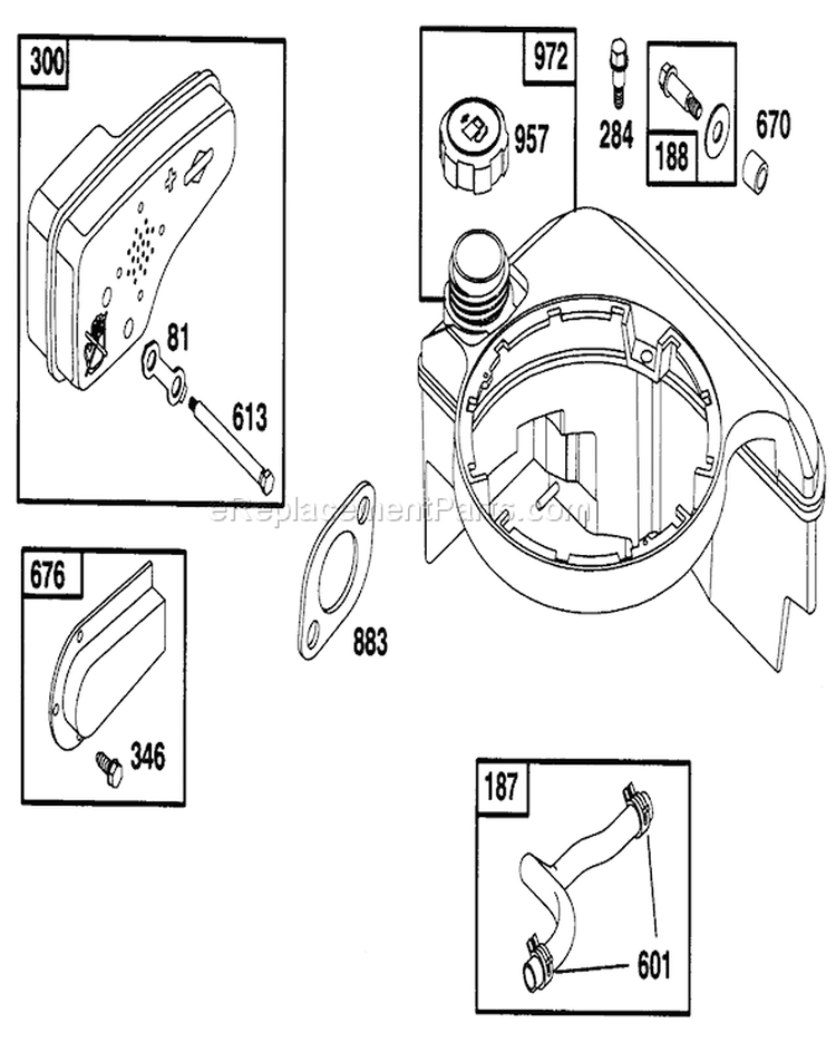 Page T Diagram and Parts List for 20472 6900001-6999999 - 1996 Toro Lawn Mower