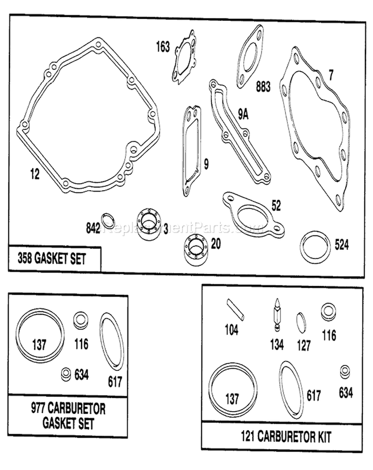 Page U Diagram and Parts List for 20472 6900001-6999999 - 1996 Toro Lawn Mower