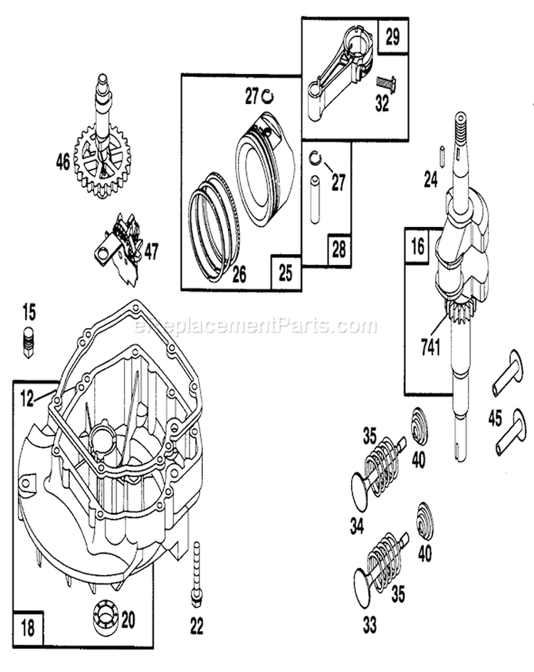 Page D Diagram and Parts List for 20473 6900001-6999999 - 1996 Toro Lawn Mower