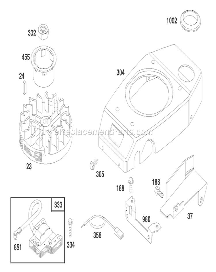 Page J Diagram and Parts List for 20475 6900001-6999999 - 1996 Toro Lawn Mower
