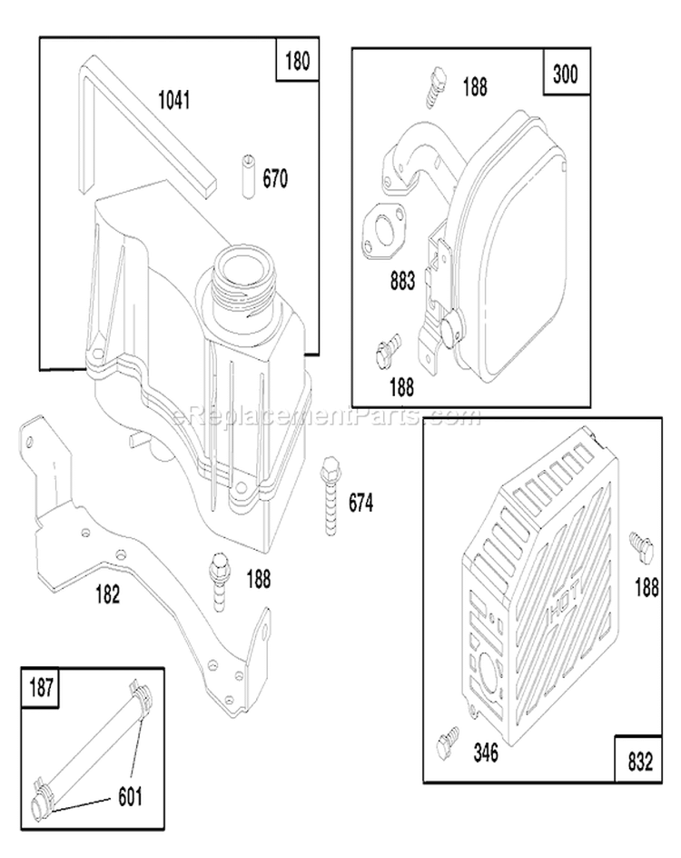Page K Diagram and Parts List for 20475 6900001-6999999 - 1996 Toro Lawn Mower