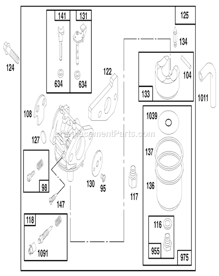 Page O Diagram and Parts List for 20475 6900001-6999999 - 1996 Toro Lawn Mower