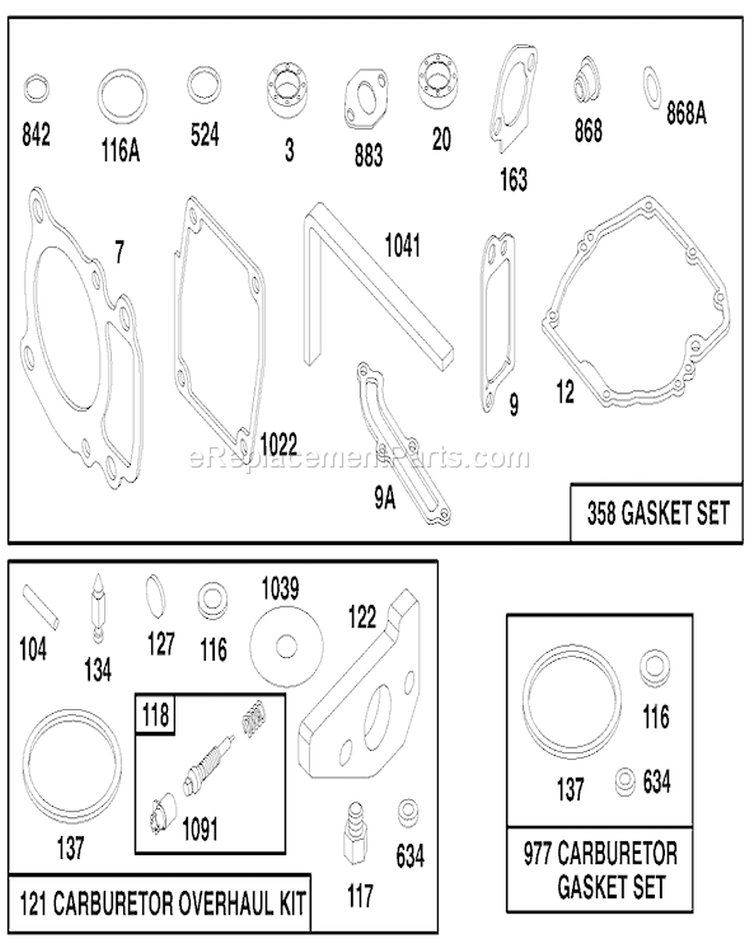 Page V Diagram and Parts List for 20475 6900001-6999999 - 1996 Toro Lawn Mower
