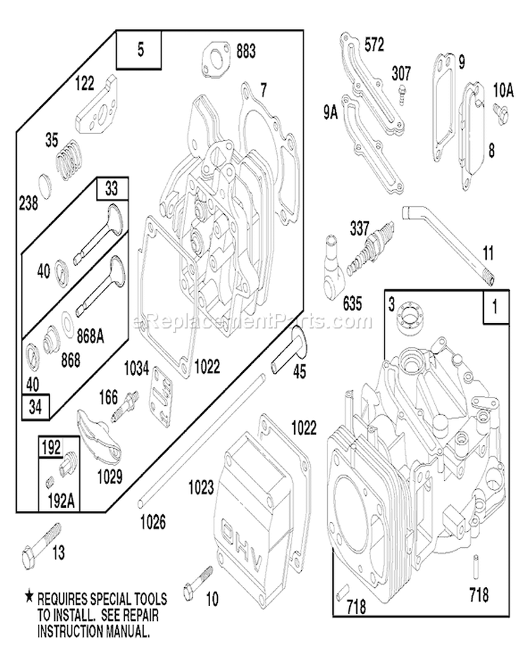 Page D Diagram and Parts List for 20475 6900001-6999999 - 1996 Toro Lawn Mower