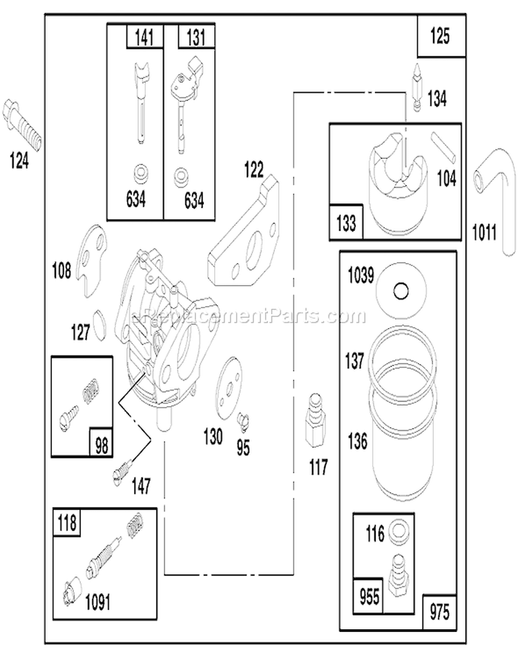 Page F Diagram and Parts List for 20475 6900001-6999999 - 1996 Toro Lawn Mower