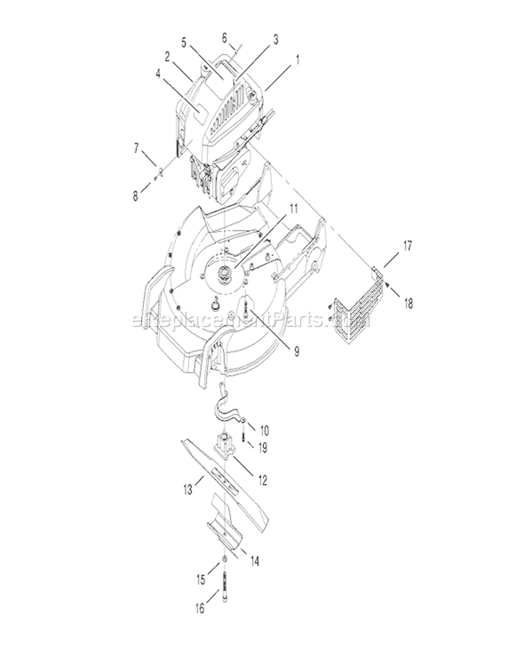 Engine Diagram and Parts List for 20479 7900001-7999999 - 1997 Toro Lawn Mower