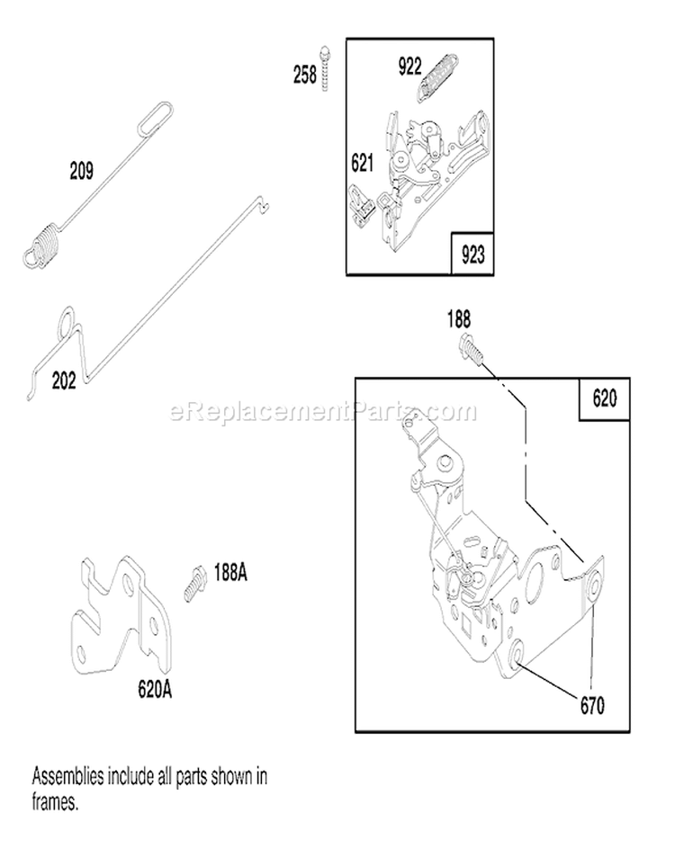 Page E Diagram and Parts List for 20479 7900001-7999999 - 1997 Toro Lawn Mower