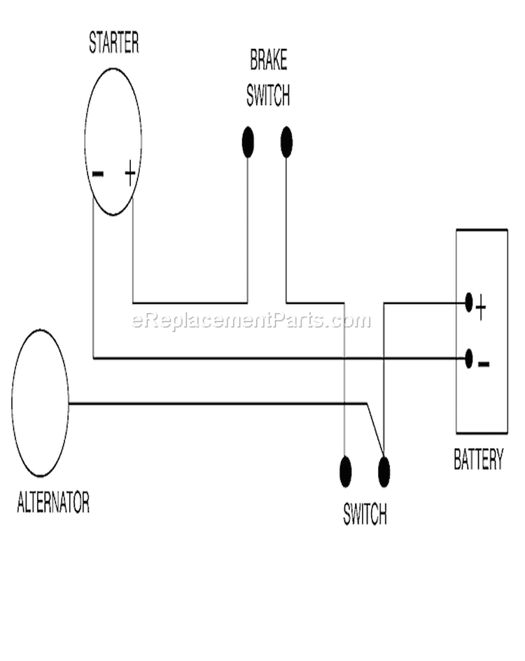Wiring Schematic Diagram and Parts List for 20480 7900001-7999999 - 1997 Toro Lawn Mower