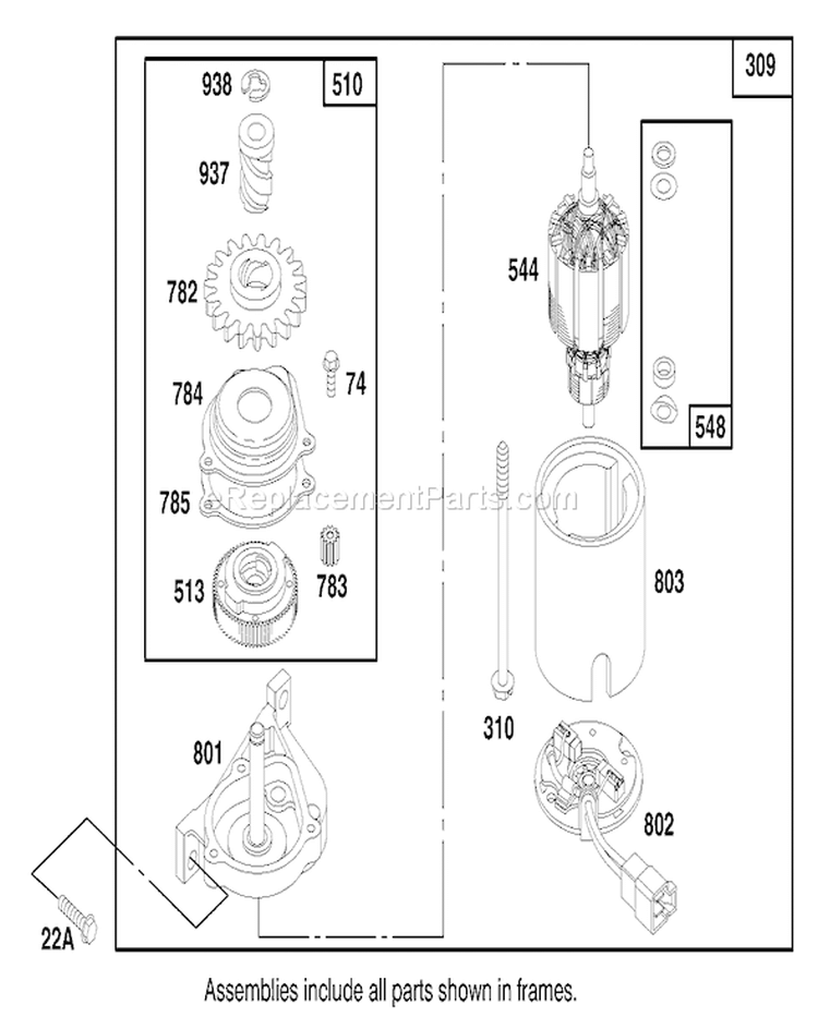 Page I Diagram and Parts List for 20480 7900001-7999999 - 1997 Toro Lawn Mower