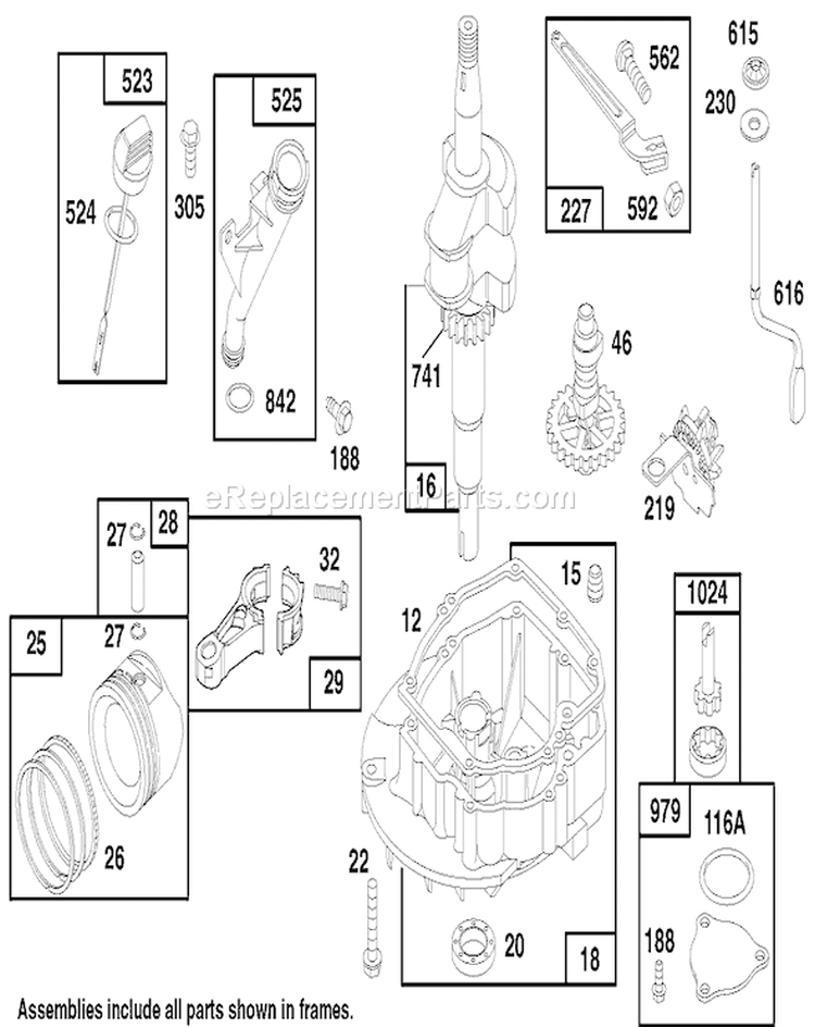 Page C Diagram and Parts List for 20481 7900001-7999999 - 1997 Toro Lawn Mower