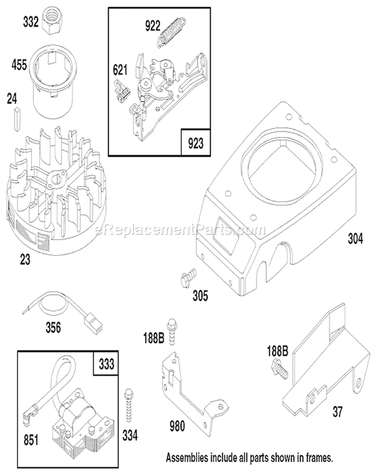 Page G Diagram and Parts List for 20481 7900001-7999999 - 1997 Toro Lawn Mower