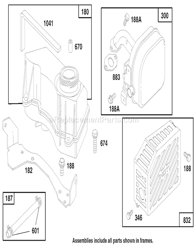 Page F Diagram and Parts List for 20482 790000001-799999999 - 1997 Toro Lawn Mower