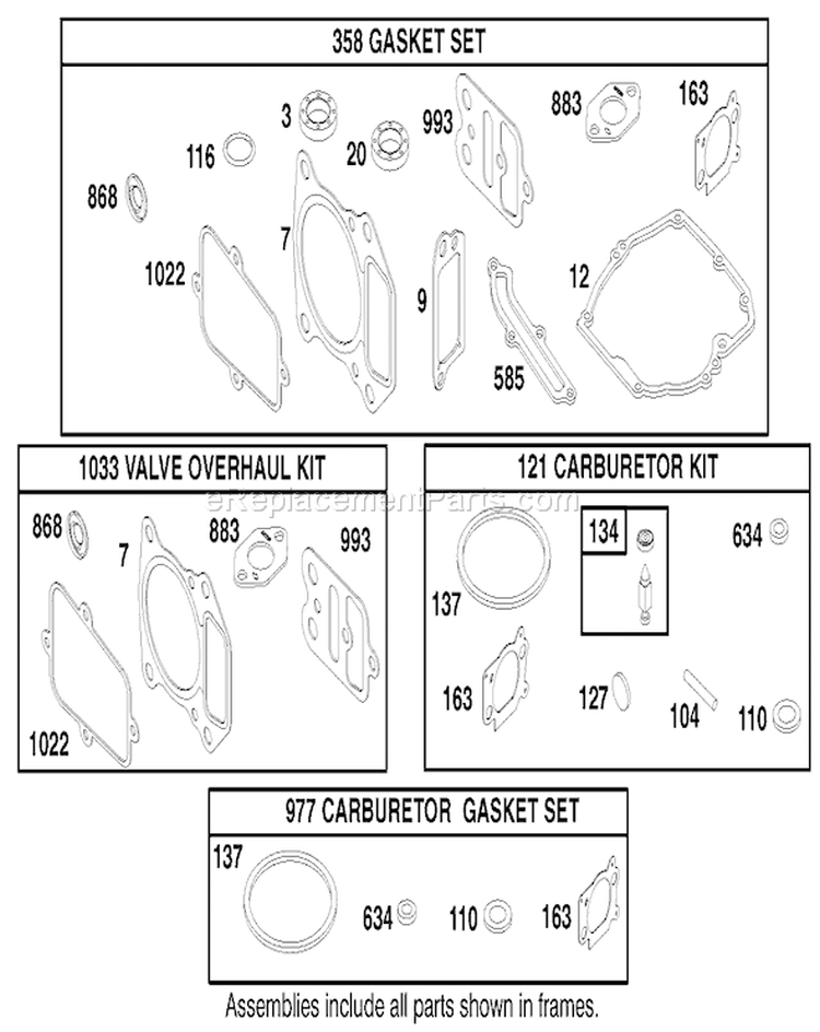 Page J Diagram and Parts List for 20486 8900001-8999999 - 1998 Toro Lawn Mower
