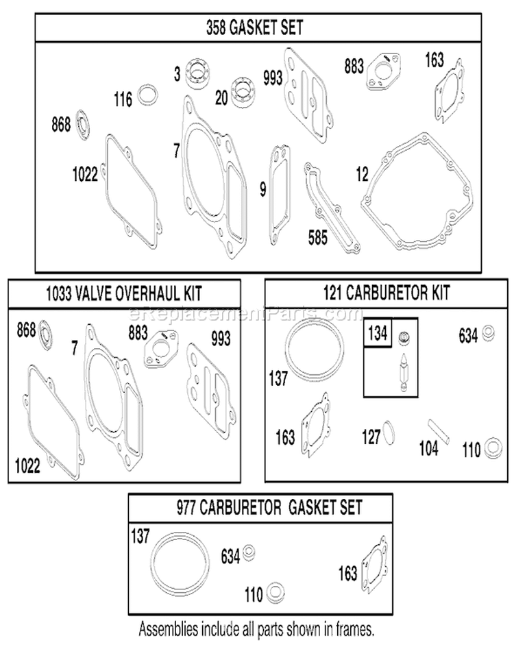 Page J Diagram and Parts List for 20487 8900001-8999999 - 1998 Toro Lawn Mower