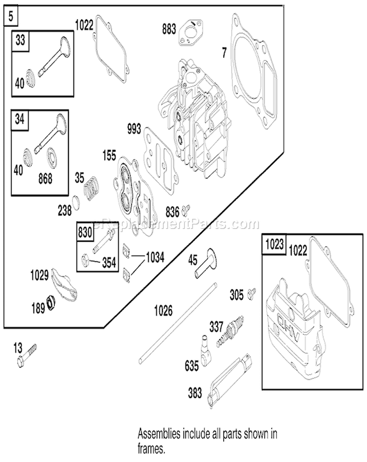 Page C Diagram and Parts List for 20487 8900001-8999999 - 1998 Toro Lawn Mower