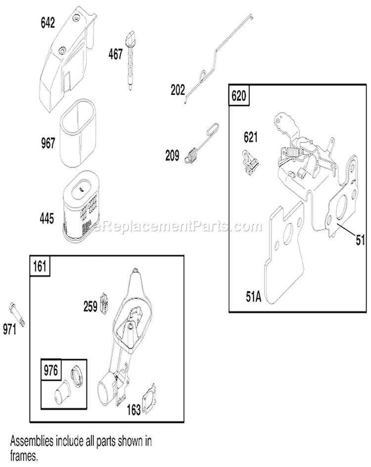 Page F Diagram and Parts List for 20487 8900001-8999999 - 1998 Toro Lawn Mower