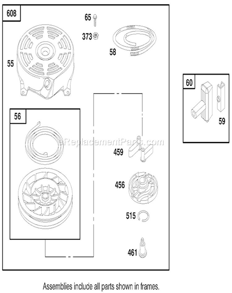 Page I Diagram and Parts List for 20487 8900001-8999999 - 1998 Toro Lawn Mower