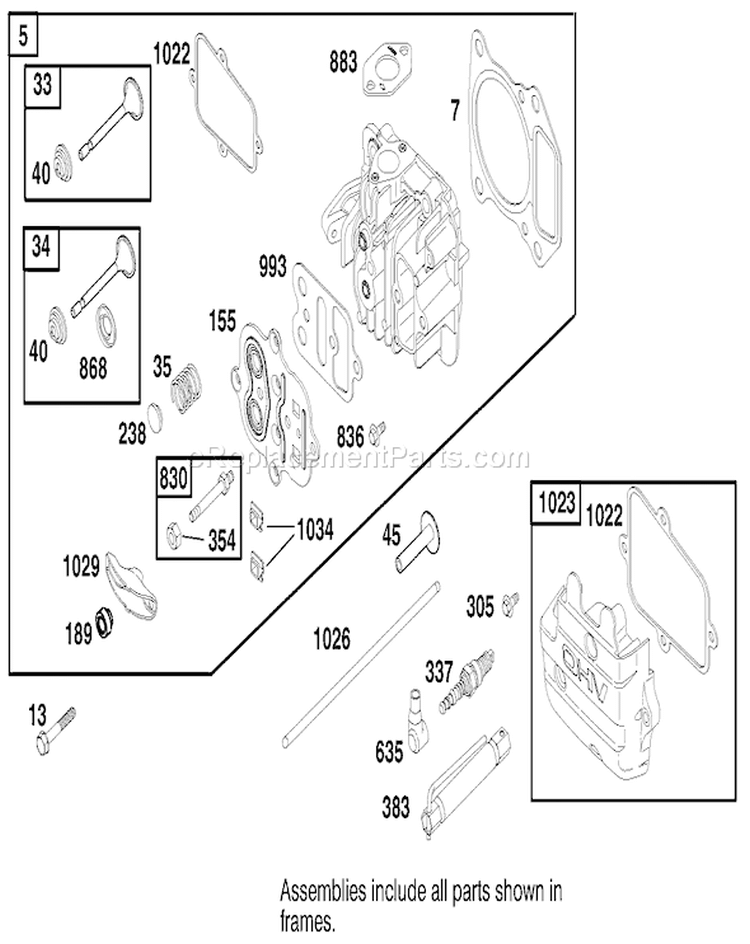 Page C Diagram and Parts List for 20488 8900001-8999999 - 1998 Toro Lawn Mower