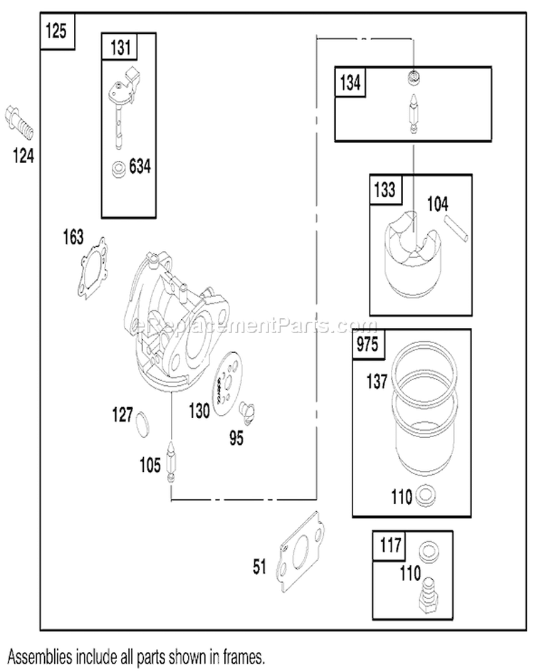 Page E Diagram and Parts List for 20488 8900001-8999999 - 1998 Toro Lawn Mower