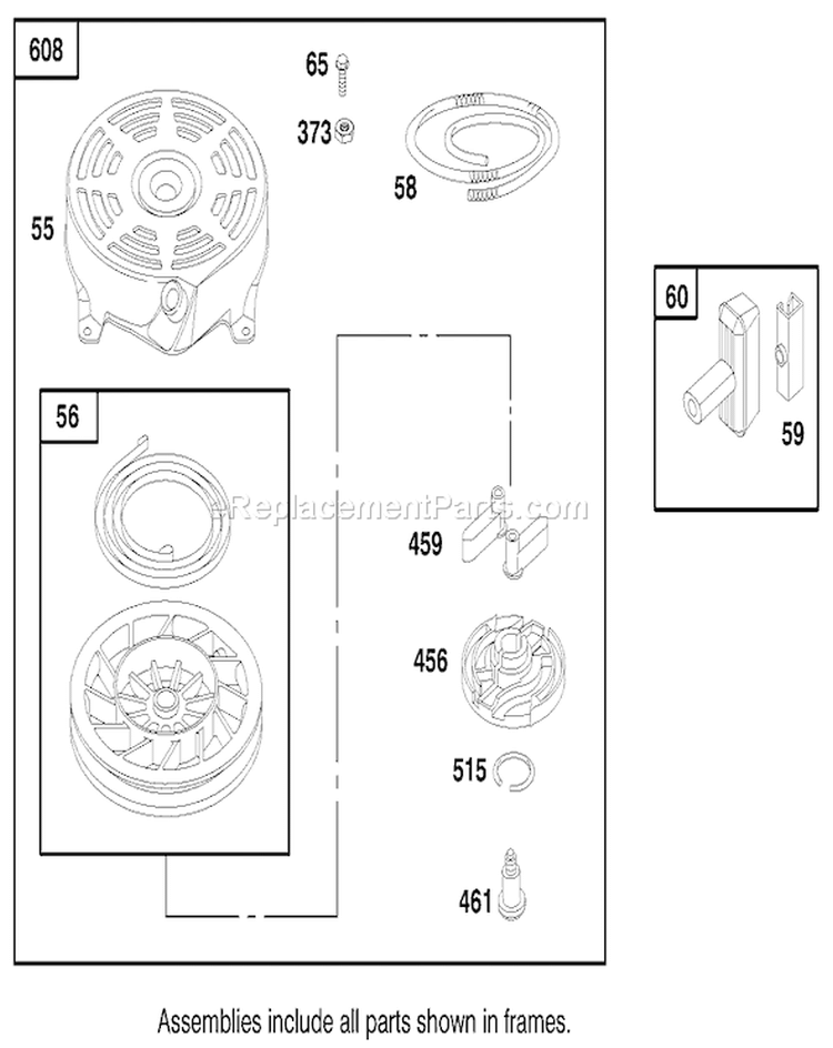 Page I Diagram and Parts List for 20488 8900001-8999999 - 1998 Toro Lawn Mower