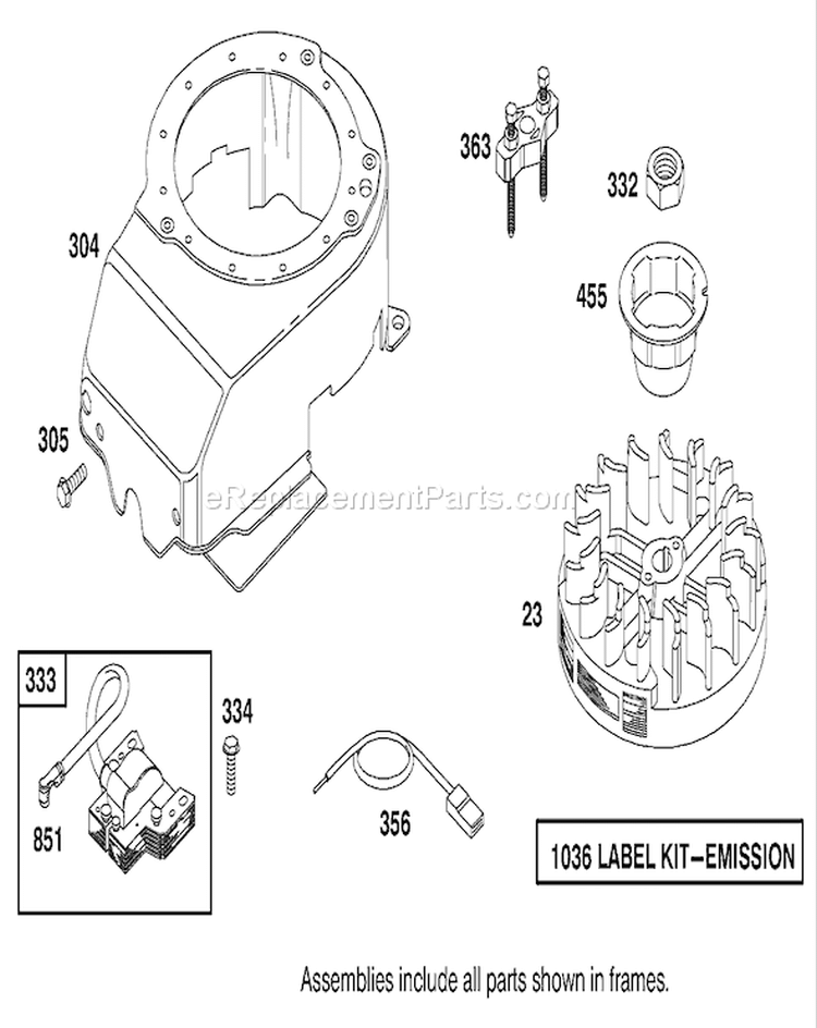 Page J Diagram and Parts List for 20490 8900001-8999999 - 1998 Toro Lawn Mower