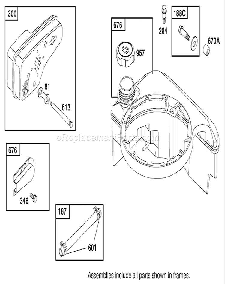 Page I Diagram and Parts List for 20490 8900001-8999999 - 1998 Toro Lawn Mower