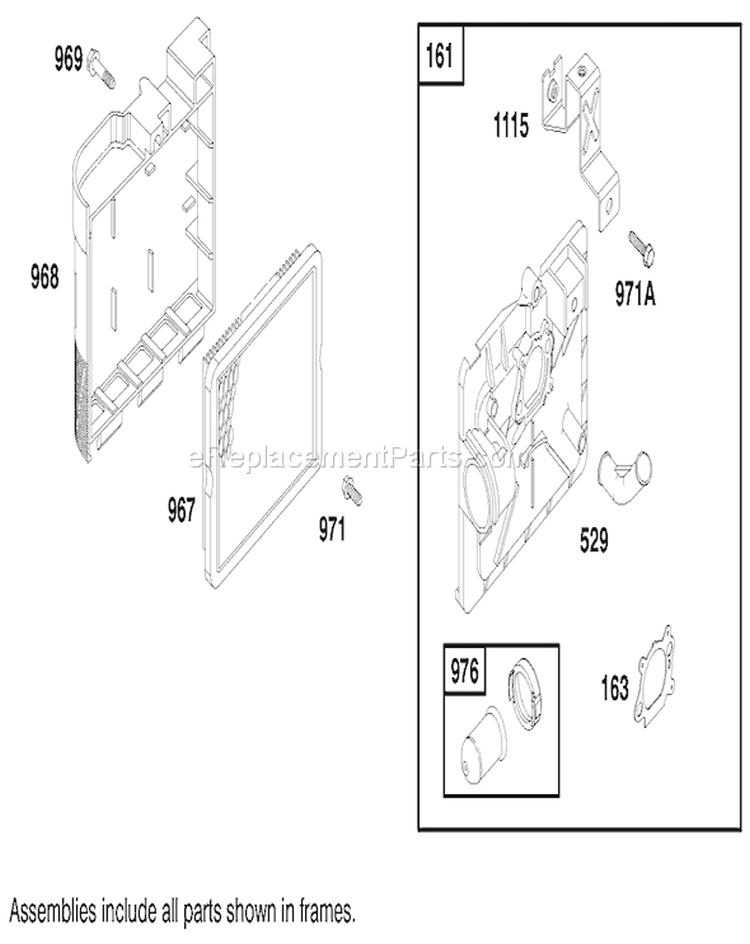 Page E Diagram and Parts List for 20494 8900001-8999999 - 1998 Toro Lawn Mower