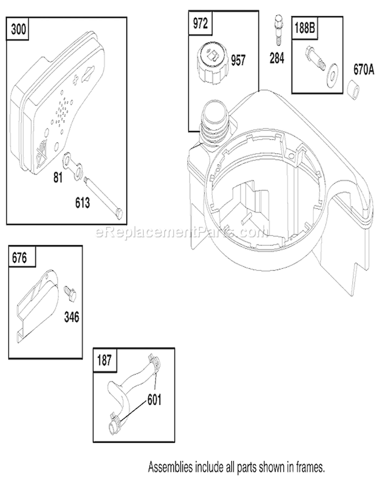 Page H Diagram and Parts List for 20495 8900001-8999999 - 1998 Toro Lawn Mower