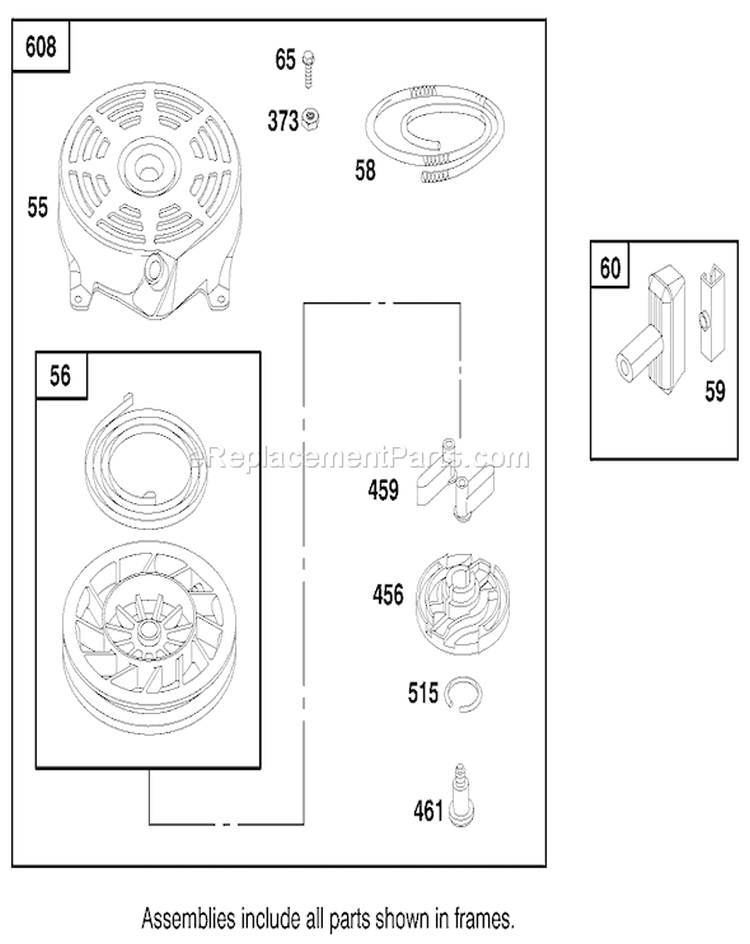 Page I Diagram and Parts List for 20495 8900001-8999999 - 1998 Toro Lawn Mower