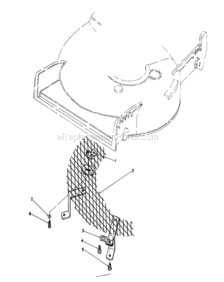 Leaf Shredder Kit Diagram and Parts List for 20511 9000001-9999999 - 1989 Toro Lawn Mower