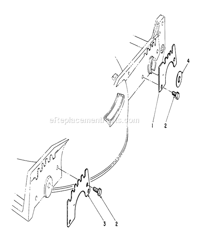 Wear Plate Kit Diagram and Parts List for 20526C 8000001-8999999 - 1988 Toro Lawn Mower