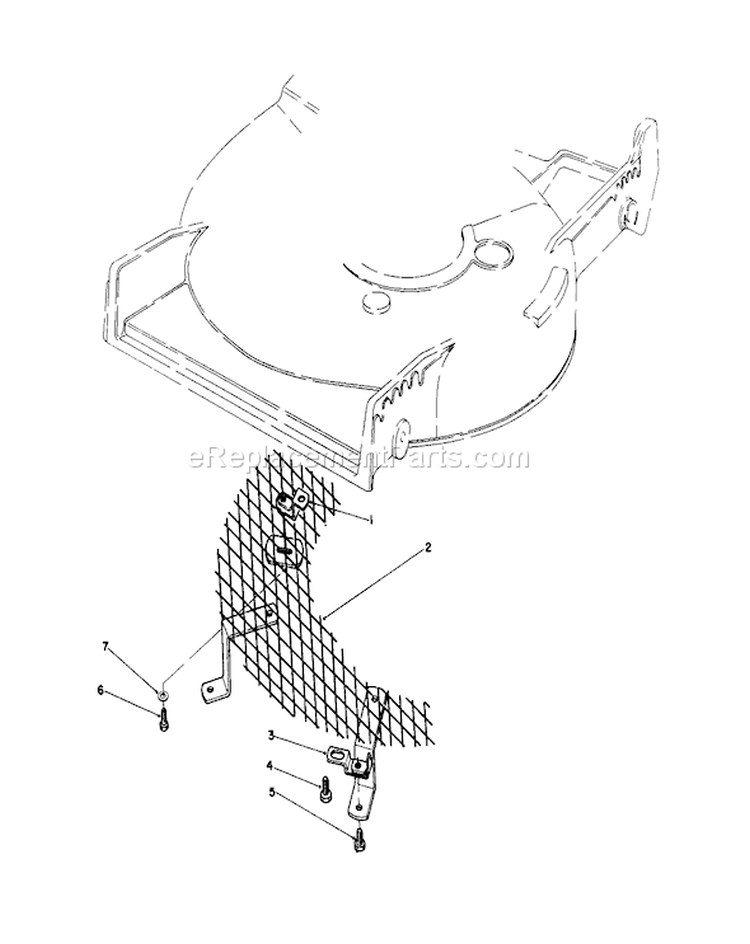 Leaf Shredder Kit Diagram and Parts List for 20526 8000001-8999999 - 1988 Toro Lawn Mower