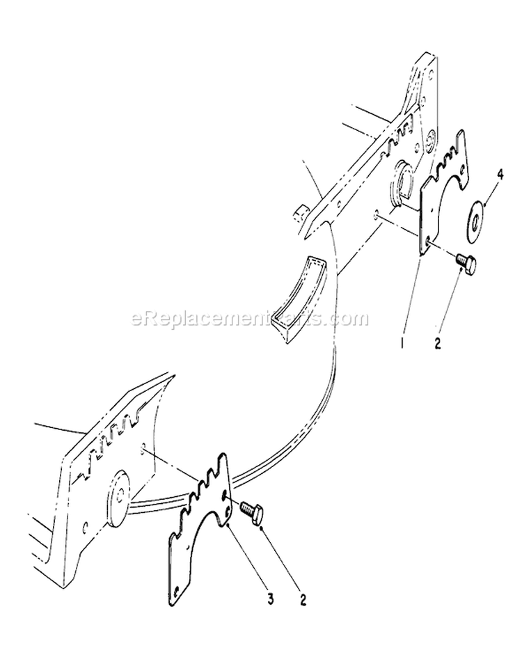 Wear Plate Kit Diagram and Parts List for 20531 9000001-9999999 - 1989 Toro Lawn Mower
