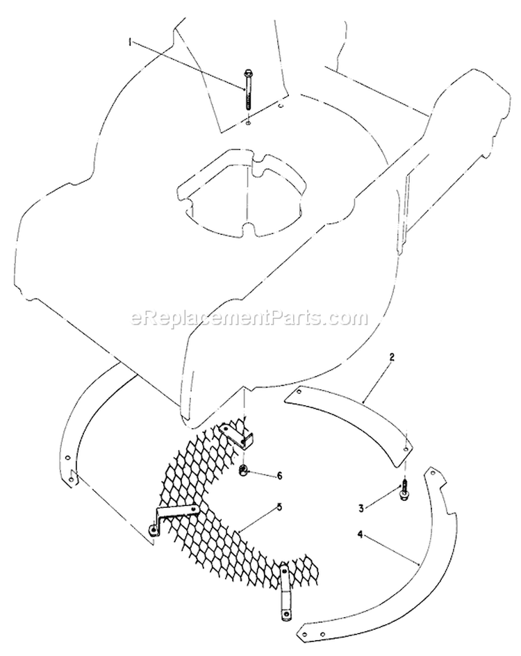 Leaf Shredder Kit Diagram and Parts List for 20577 4000001-4999999 - 1984 Toro Lawn Mower