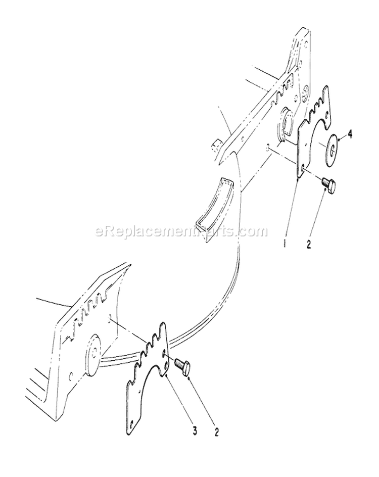 Wear Plate Kit Diagram and Parts List for 20581C 8000001-8999999 - 1988 Toro Lawn Mower