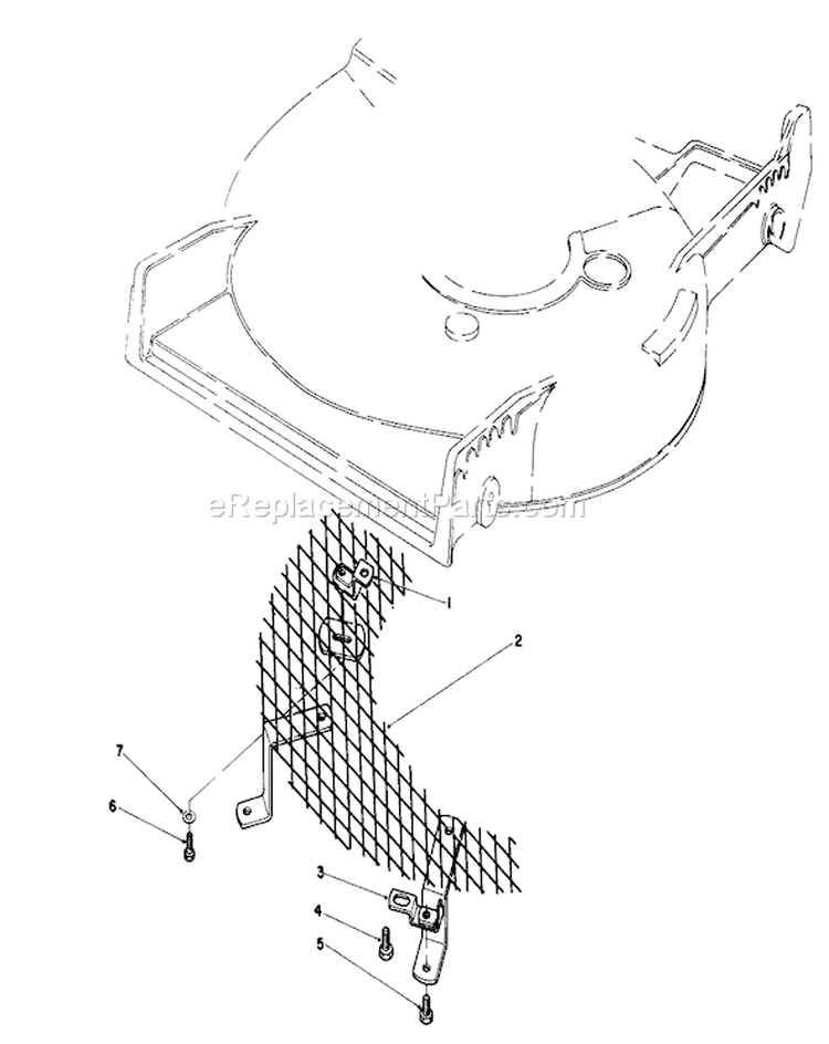 Leaf Shredder Kit Diagram and Parts List for 20581 5000001-5999999 - 1985 Toro Lawn Mower