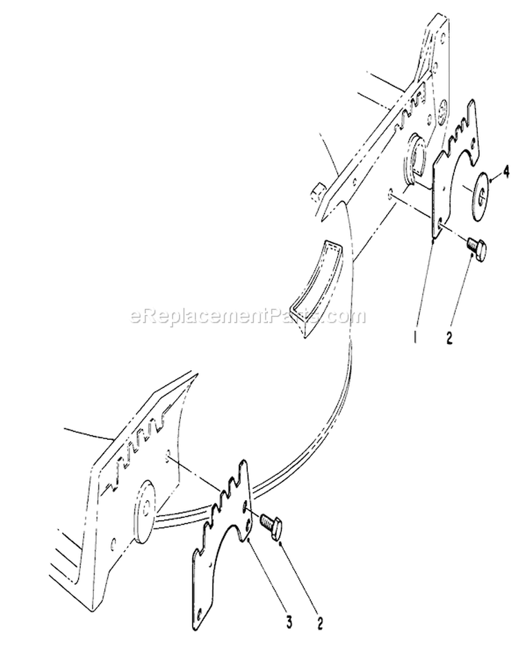 Wear Plate Kit Diagram and Parts List for 20581 5000001-5999999 - 1985 Toro Lawn Mower