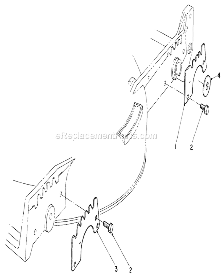 Wear Plate Kit Diagram and Parts List for 20581 6000001-6999999 - 1986 Toro Lawn Mower