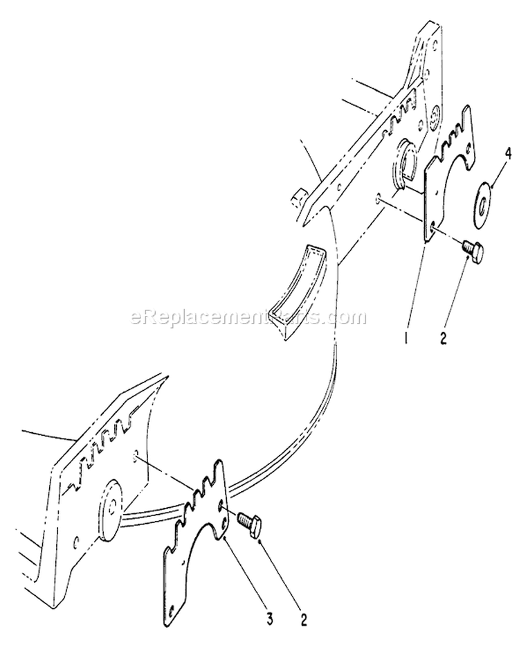 Wear Plate Kit Diagram and Parts List for 20584C 9000001-9999999 - 1989 Toro Lawn Mower
