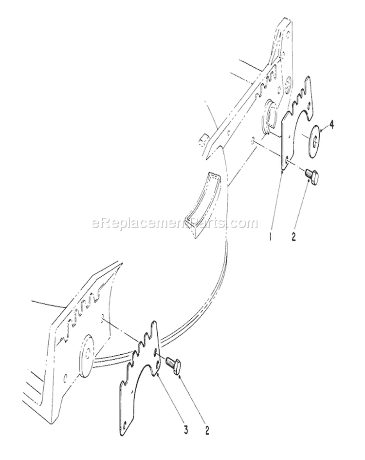 Wear Plate Kit Diagram and Parts List for 20584 7000001-7999999 - 1987 Toro Lawn Mower