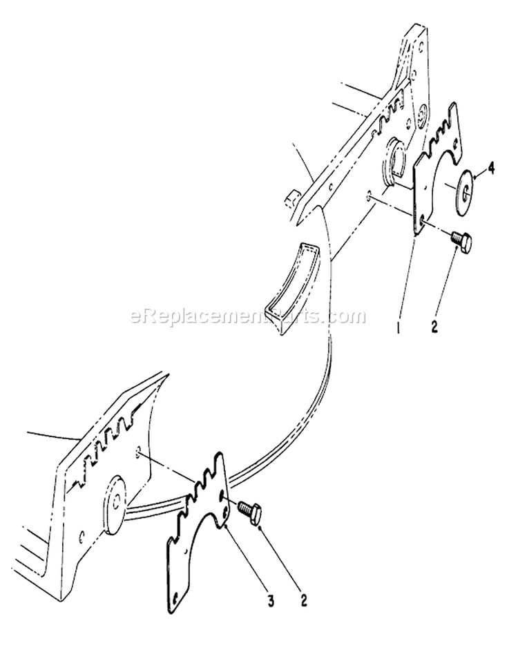 Wear Plate Kit Diagram and Parts List for 20588 7000001-7999999 - 1987 Toro Lawn Mower